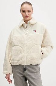 Kurtka Tommy Jeans  beżowa damska DW0DW22053