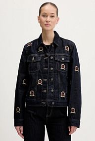 Kurtka jeansowe Tommy Jeans  granatowa damska DW0DW22729