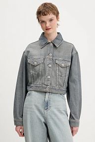 Kurtka jeansowe HUGO Blue  niebieska damska 50553000