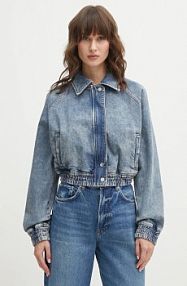 Kurtka jeansowe HUGO Blue  niebieska damska 50553022