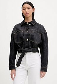 Kurtka jeansowe HUGO  granatowa damska 50558837