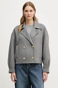 Płaszcz Tommy Hilfiger  szary damski WW0WW47759