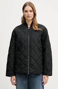 Kurtka Tommy Hilfiger  czarna damska WW0WW48691