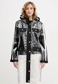 Płaszcz Karl Lagerfeld  transparentny damski B1W15039