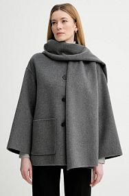 Płaszcz Marc O'Polo  szary damski 600024370013