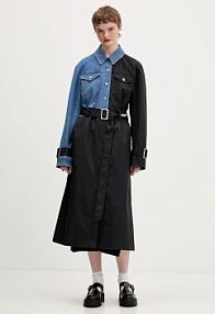 Płaszcz Karl Lagerfeld Jeans  czarny damski B1W15028