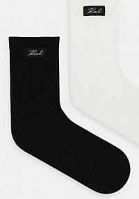 Skarpetki Karl Lagerfeld  czarne damskie B1W47036