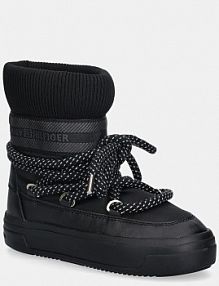 Śniegowce Tommy Hilfiger  czarne damskie FW0FW09260