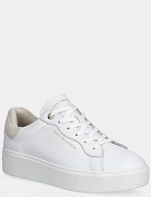 Sneakersy Tommy Hilfiger  białe damskie FW0FW09021