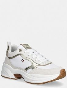Sneakersy Tommy Hilfiger  białe damskie FW0FW09204