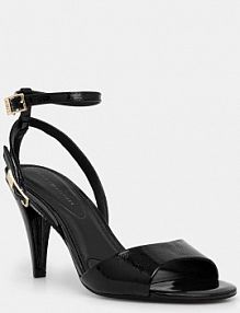 Sandały na obcasie Tommy Hilfiger  czarne FW0FW08961