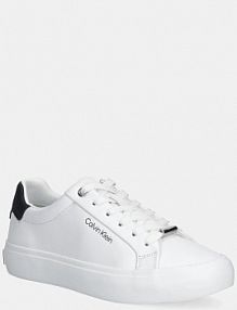 Sneakersy Calvin Klein  białe damskie HW0HW02747