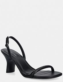 Sandały na obcasie Calvin Klein  czarne HW0HW02800