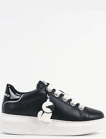 Sneakersy Karl Lagerfeld  czarne damskie KL62536C.000