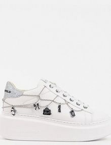 Sneakersy Karl Lagerfeld  białe damskie KL63546.01S