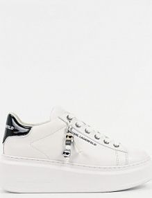 Sneakersy Karl Lagerfeld  białe damskie KL63516.011