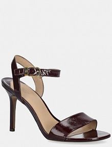 Sandały na obcasie Lauren Ralph Lauren  czerwone 802962180004.