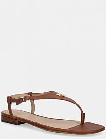 Sandały Lauren Ralph Lauren  brązowe damskie 802982881001.