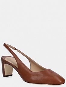 Czółenka Lauren Ralph Lauren  brązowe 802P00096002.