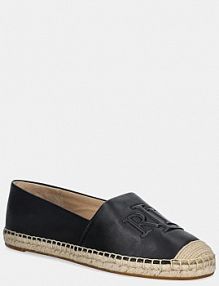 Espadryle Lauren Ralph Lauren  czarne damskie 802P04415001.