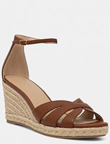 Espadryle Lauren Ralph Lauren  brązowe damskie 802P04433002.