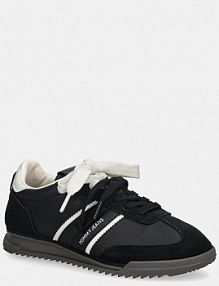 Sneakersy Tommy Jeans  czarne damskie EN0EN03001