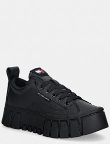 Sneakersy Tommy Jeans  czarne damskie EN0EN03008