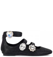 Baleriny Kurt Geiger London  czarne 5384600069