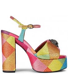 Sandały na obcasie Kurt Geiger London  multicolor 9798869069