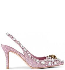 Sandały na obcasie Kurt Geiger London  różowe 5385853609