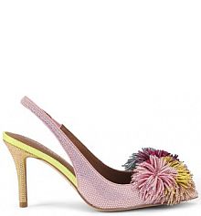 Sandały na obcasie Kurt Geiger London  różowe 5385999209