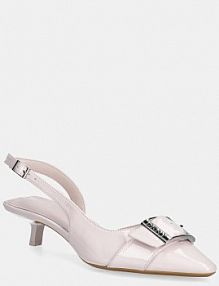 Sandały na obcasie DKNY  różowe K1690790.LDF