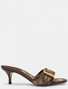 Klapki eleganckie Coach  beżowe CCM10.S8W