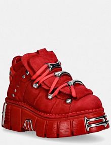 Sneakersy New Rock  czerwone damskie M.106.C141