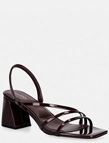 Sandały na obcasie ALDO  bordowy 14190608.ATLA