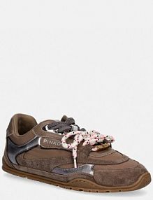 Sneakersy pinko  brązowe damskie SS0185.P076.L