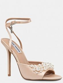 Sandały na obcasie Steve Madden  beżowe 11003669.856