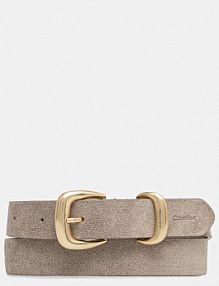 Pasek Calvin Klein  beżowy damski LV04F7065G