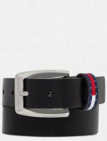 Pasek Tommy Jeans  czarny damski AW0AW18099