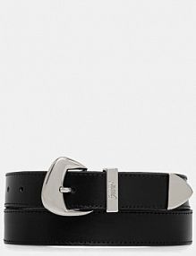 Pasek Tommy Jeans  czarny damski AW0AW18100