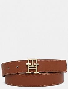 Pasek Tommy Hilfiger  brązowy damski AW0AW18256