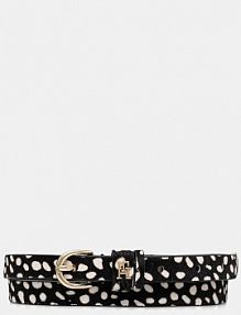 Pasek Tommy Hilfiger  czarny damski AW0AW18258