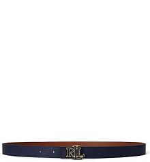 Pasek Lauren Ralph Lauren  granatowy damski 412P04418