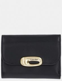 Portfel Calvin Klein  czarny damski LV04F1116G