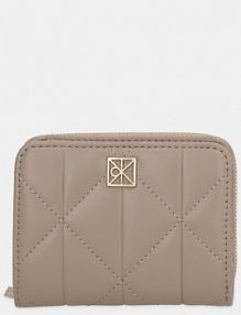 Portfel Calvin Klein  beżowy damski LV04F1124G