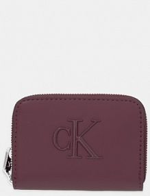 Portfel Calvin Klein  bordowy damski LV04F1154G