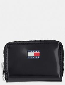 Portfel Tommy Jeans  czarny damski AW0AW18089