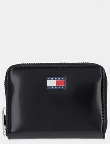 Portfel Tommy Jeans  czarny damski AW0AW18090