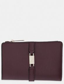 Portfel Tommy Hilfiger  bordowy damski AW0AW18134