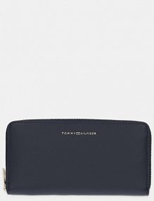Portfel Tommy Hilfiger  granatowy damski AW0AW18125